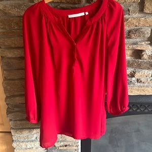 Violet Claire red blouse Large